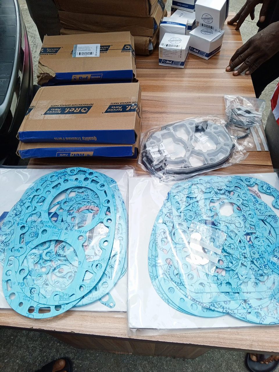 Refrigeration service parts delivery